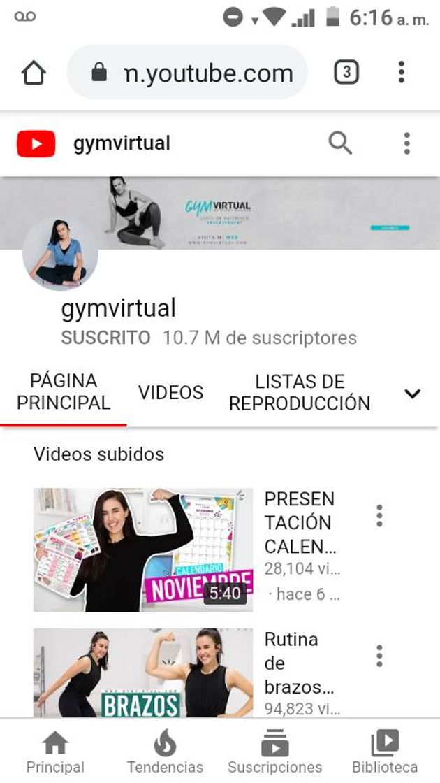 gymvirtual - YouTube