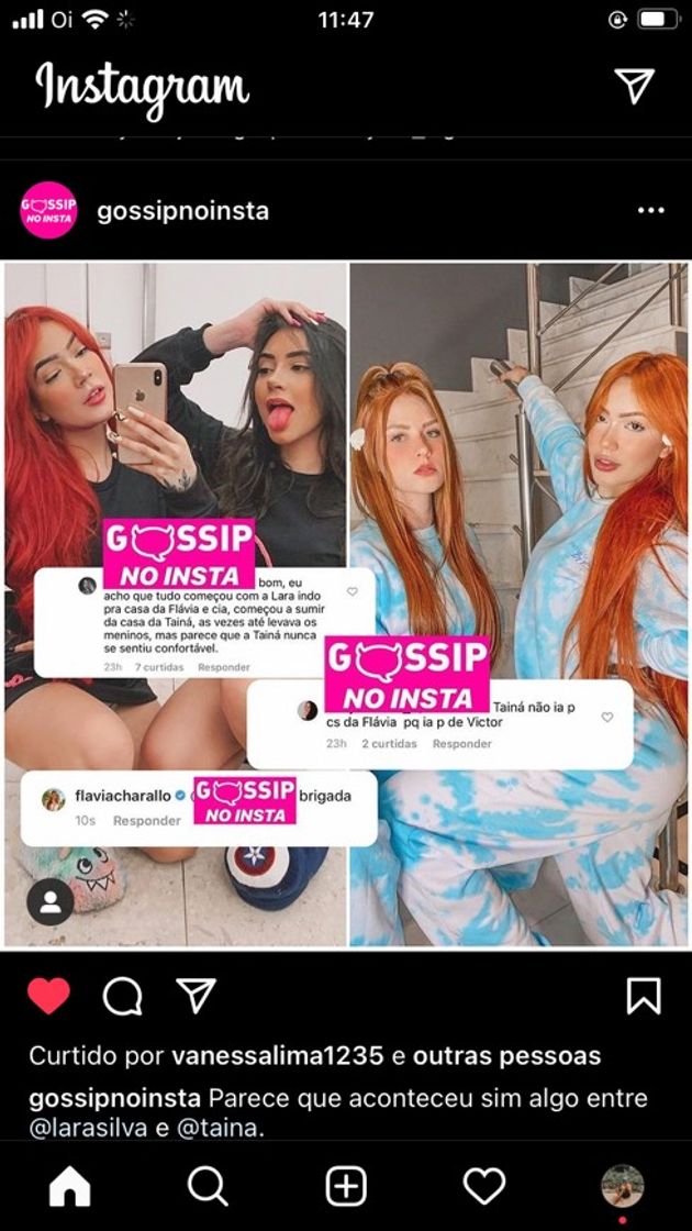 Moda POSSÍVEL TRETA ENTRE LARA SILVA x TAINÁ COSTA