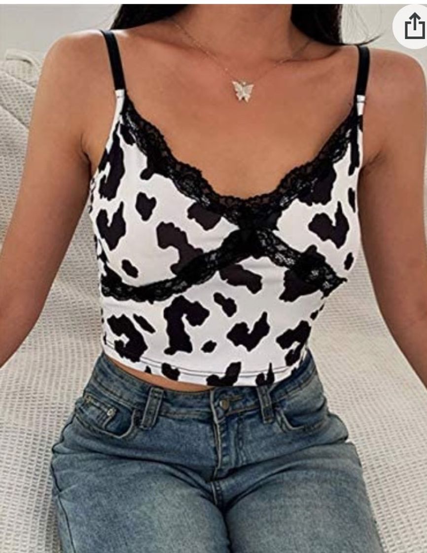 Fashion Cropped vaca 