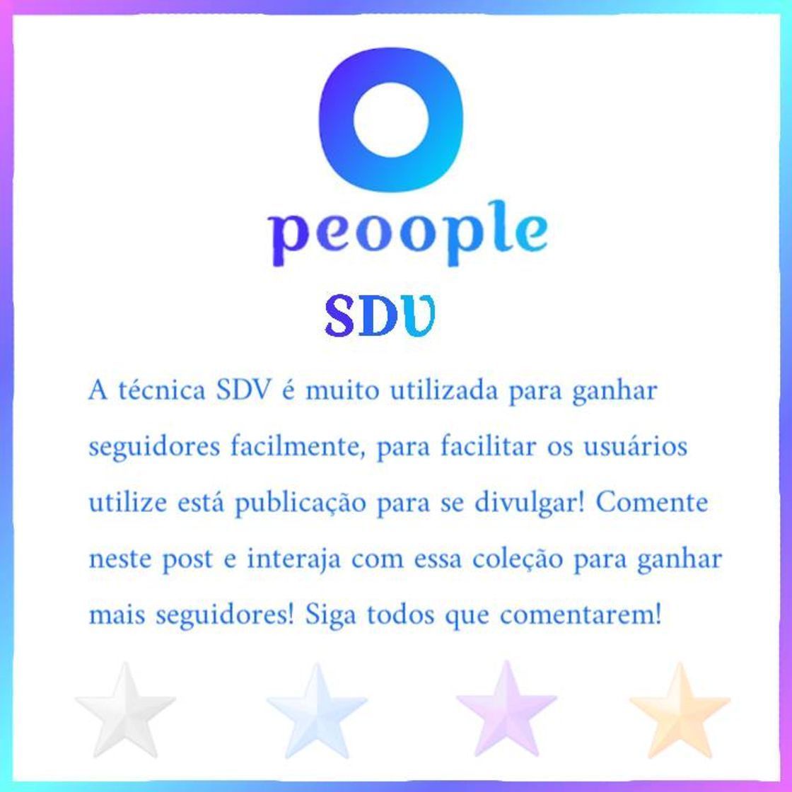 Social Sigo de volta (SDV)
