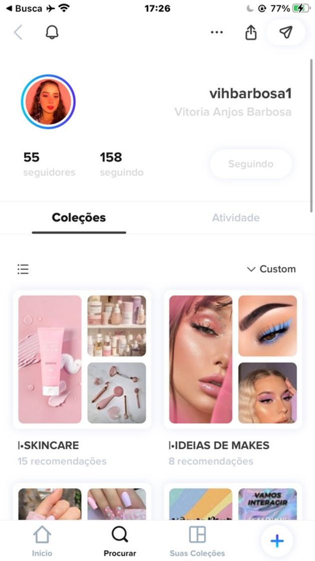 Fashion sigam minha conta nova sigo de volta