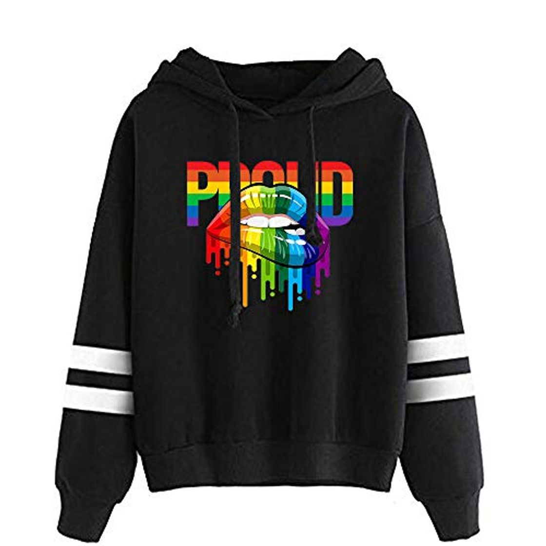 Fashion LGBT Camiseta Beisbol Mujer Rayas Jersey Baseball Hombre Camisa Hip Hop Blusa Manga Larga Hoodie Sueter Otoño Invierno Sudadera con Capucha Sweatshirt Baggy Jumper Top A18320WY261M