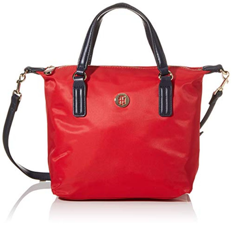 Moda Tommy Hilfiger - Poppy Small Tote, Bolsos totes Mujer, Rojo