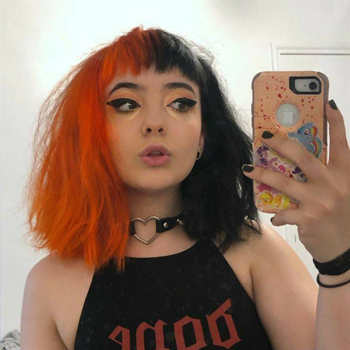 Social Cabelo bicolor [ sunset Orange