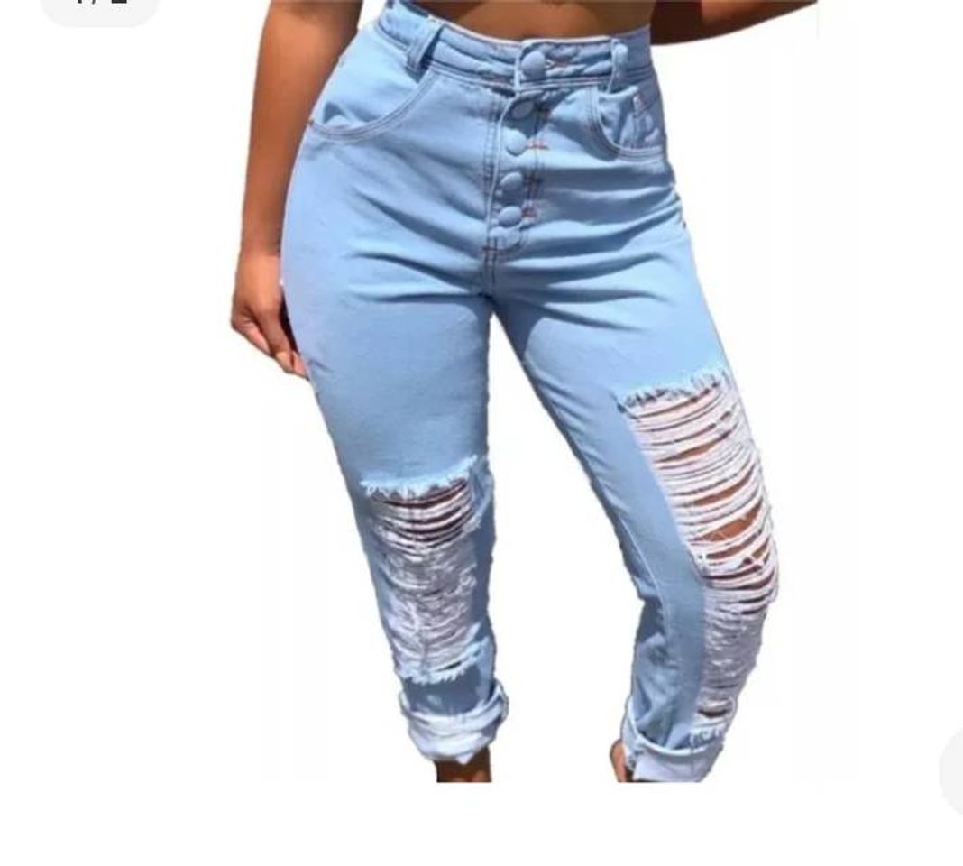 Moda Calça Feminina Jeans Mom Cintura Alta Linda

