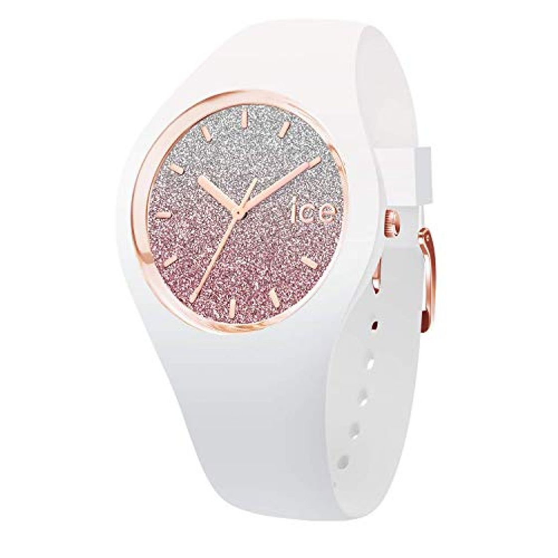 Places Ice-Watch - ICE lo White pink - Reloj bianco para Mujer con