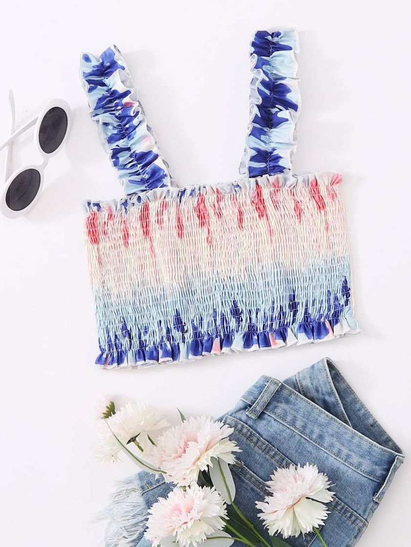 Fashion Shein cropped 💙❤️