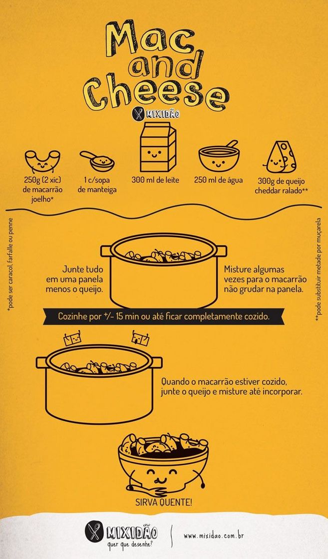 Social Mac&cheese - Receita