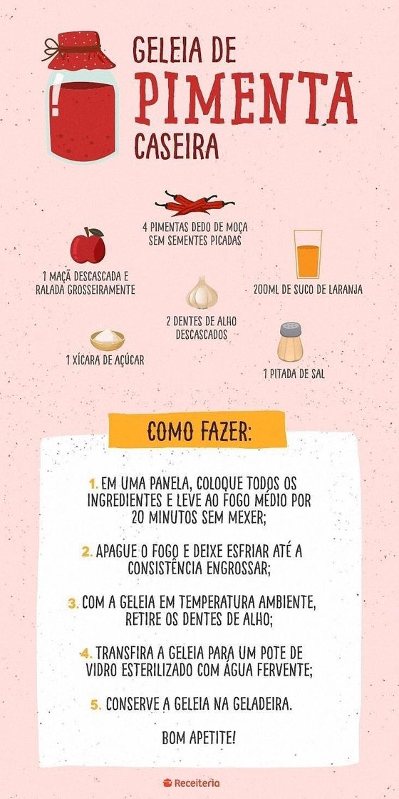 Social Geleia de pimenta - Receita