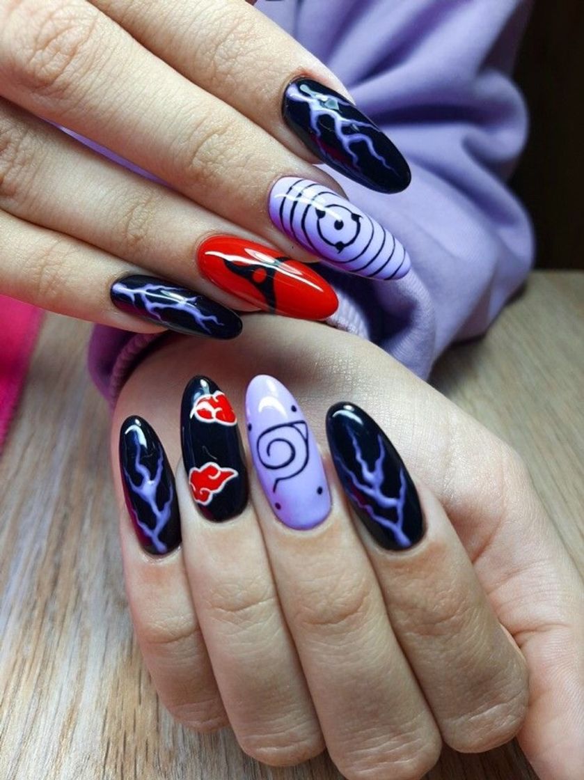 Moda Unhas Akatsuki 