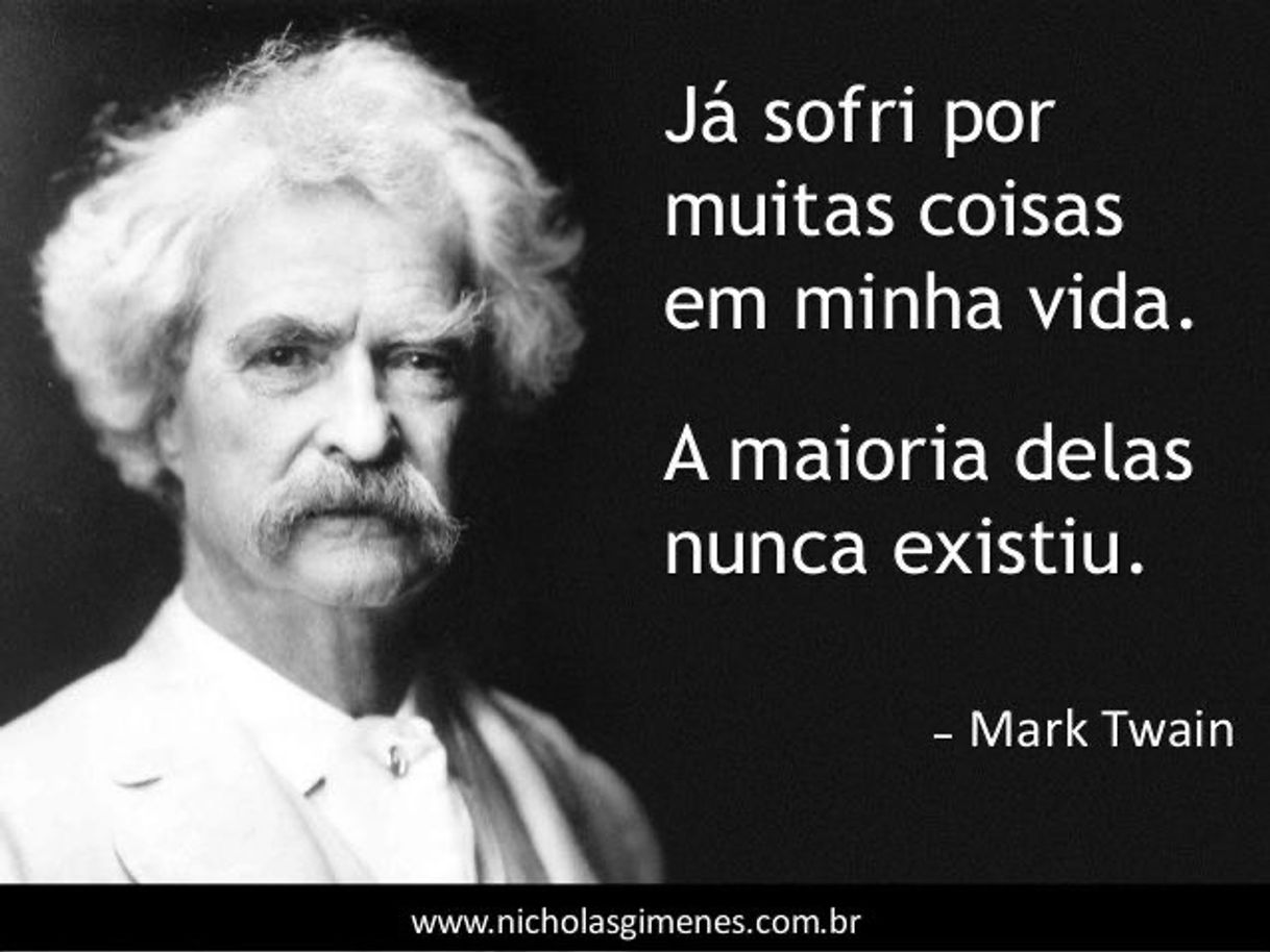 Moda Frase Mark Twain 