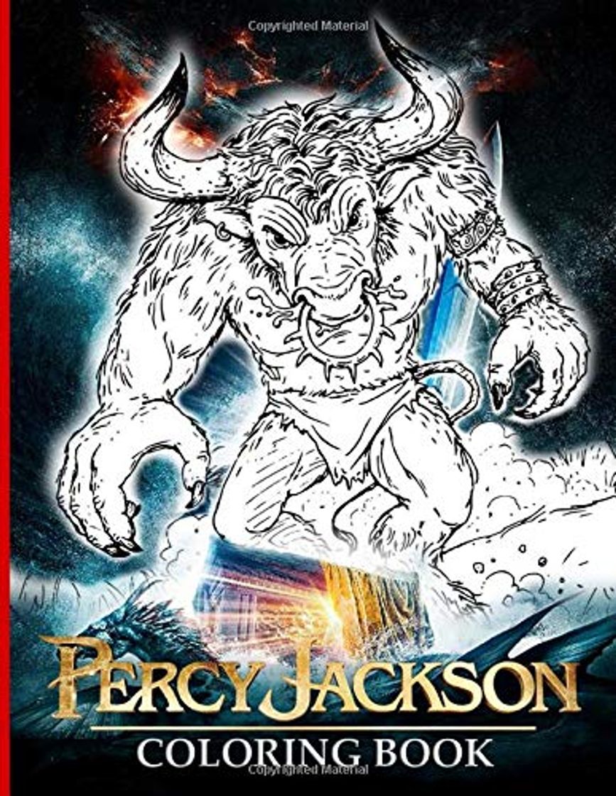 Libro Percy Jackson Coloring Book: Adult Coloring Books For Women And Men