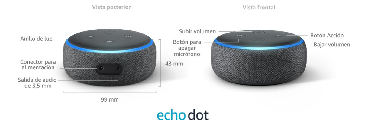 Moda Echo Dot (3.ª generación) Reacondicionado Certificado - Amazon.es