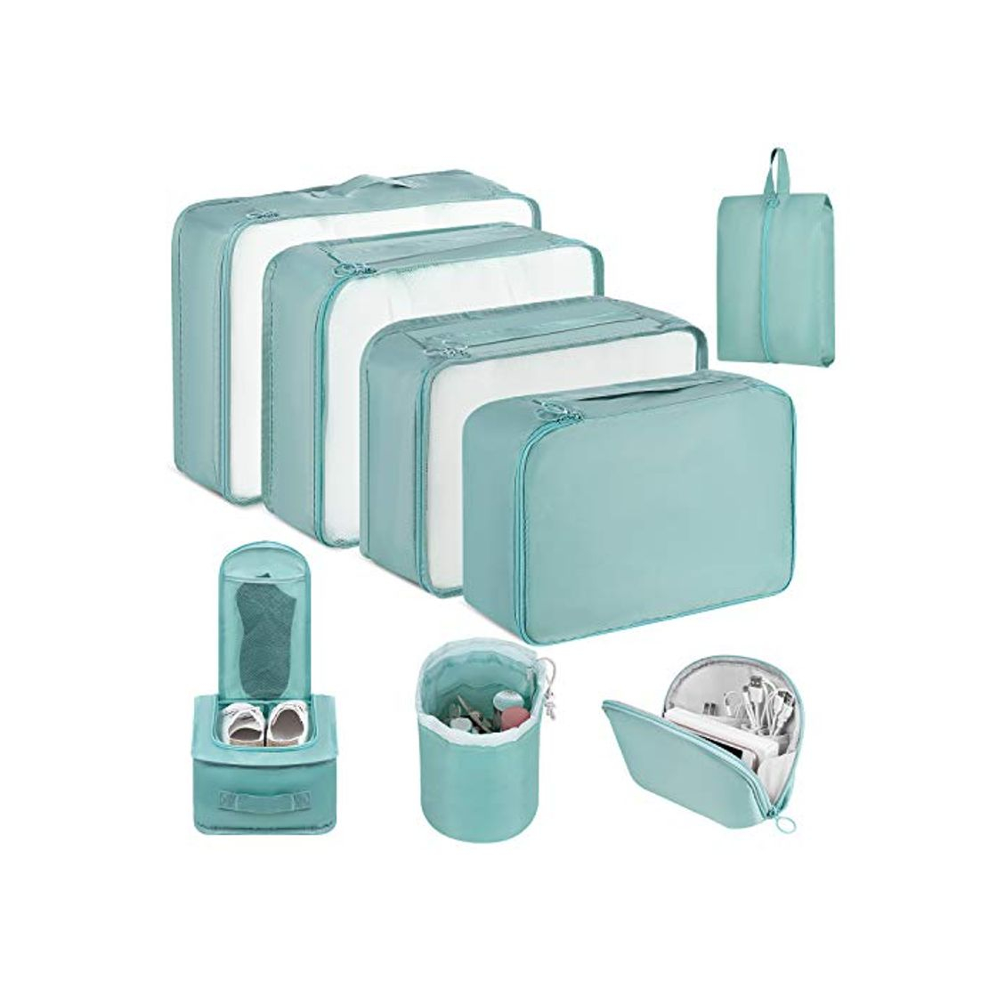 Producto Newdora 8 en 1 Set de Organizador de Equipaje Viaje con Bolsa