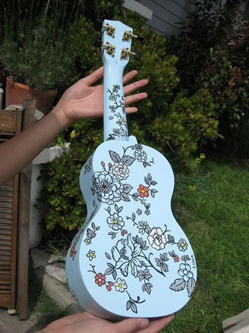 Moda Flower Ukulele diy