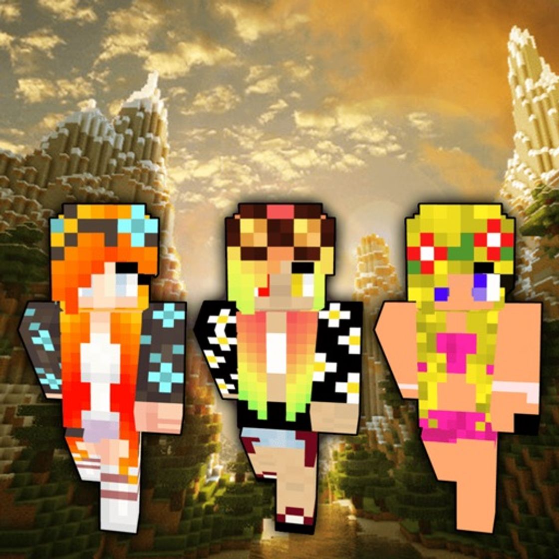 App Girl Skins for Minecraft Pocket Edition-MCPE Skins