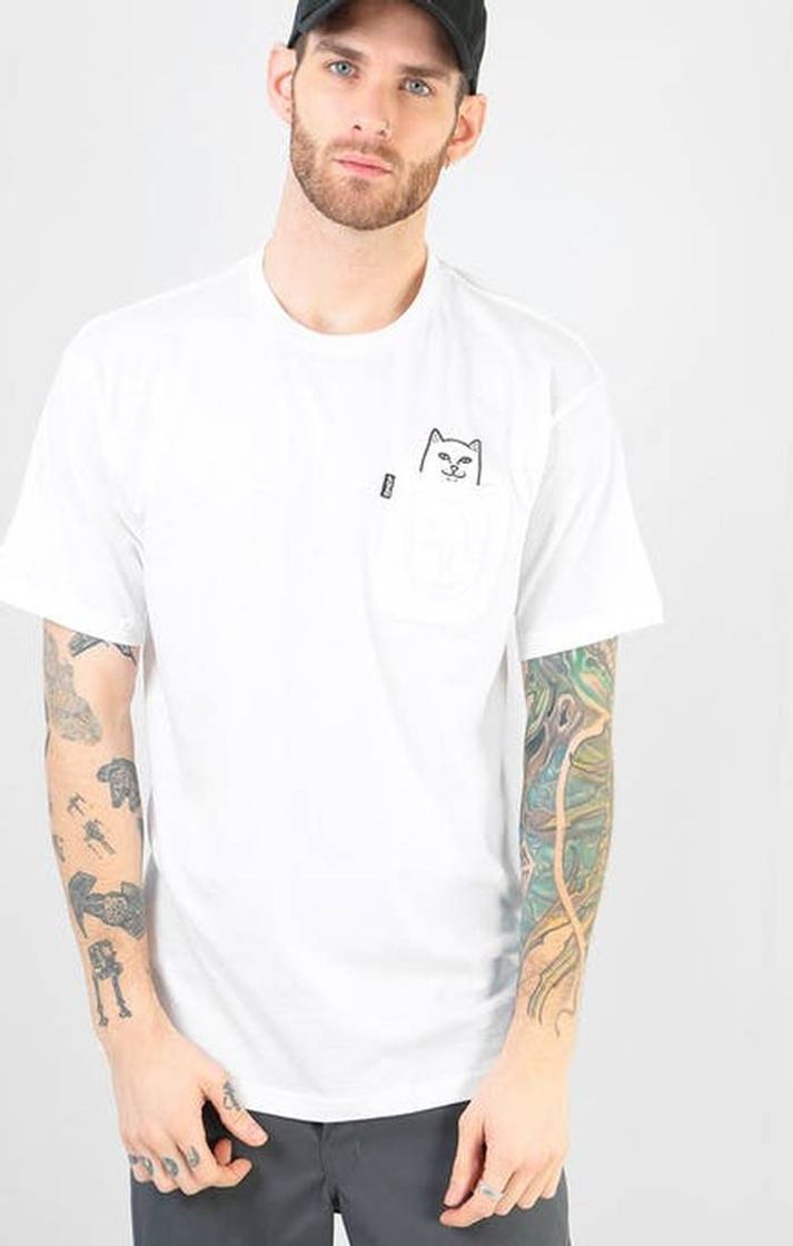 Product CAMISETA RIPNDIP LORD NERMAL POCKET TEE WHITE

