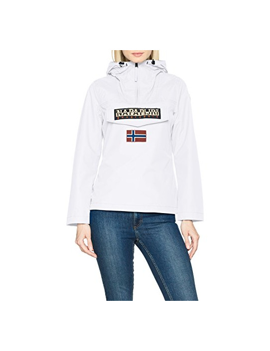 Social Napapijri Rainforest W Sum 1 Chaqueta, Blanco