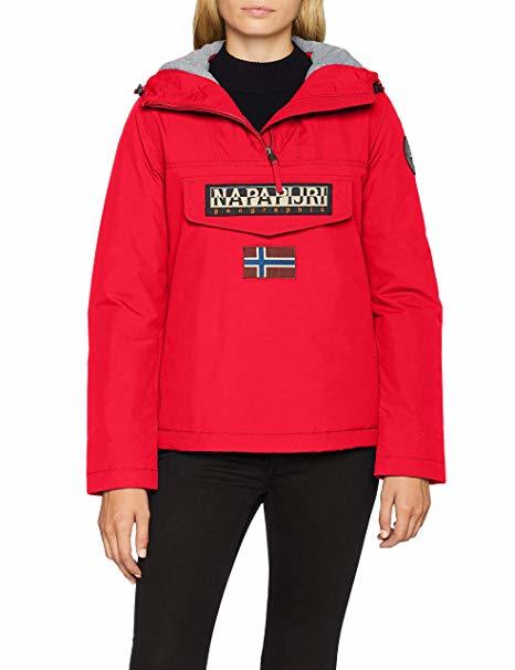 Fashion Napapijri Rainforest Pocket, Chaqueta para Hombre, Rojo