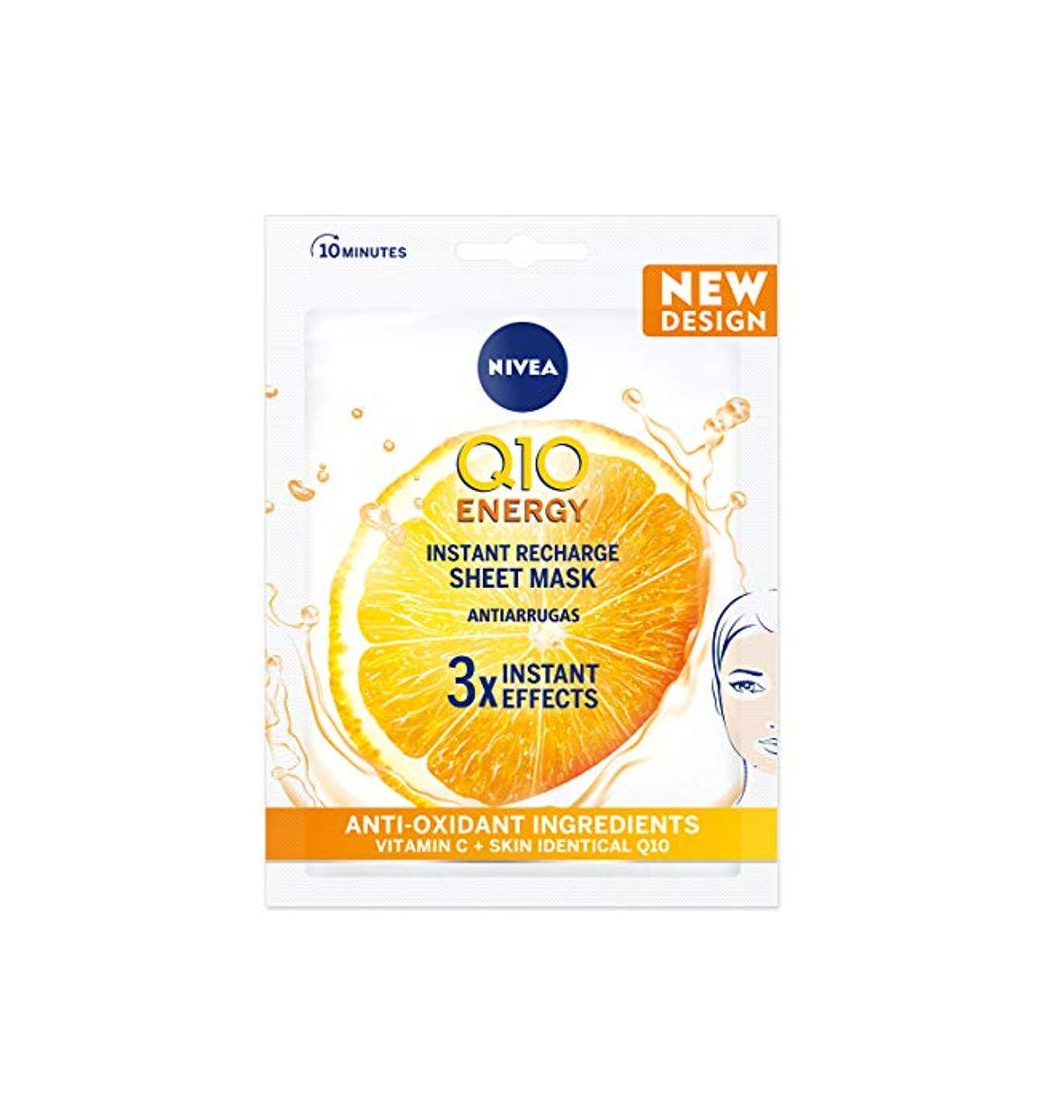 Beauty NIVEA Q10PlusC Mascarilla de Tejido Antiedad