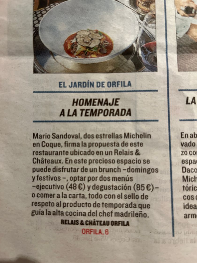 Restaurantes El Jardín de Orfila by Mario Sandoval