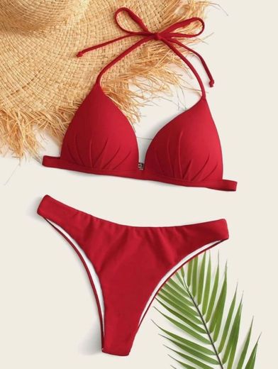 Bañador bikini bragas triangulo halter