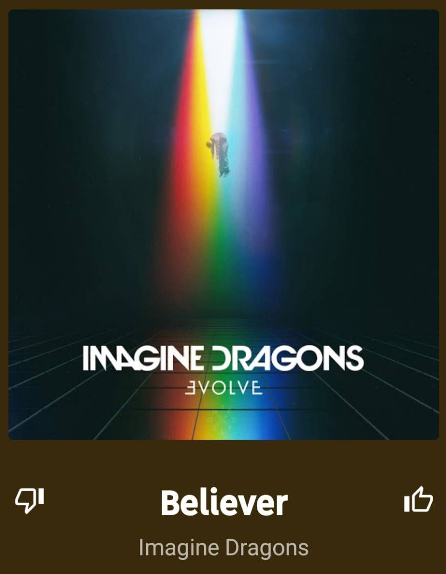 Canción Believer.