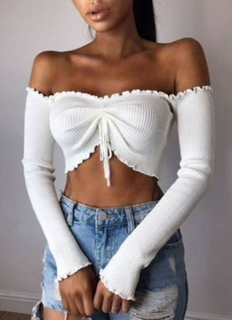 Fashion Cropped Branco 