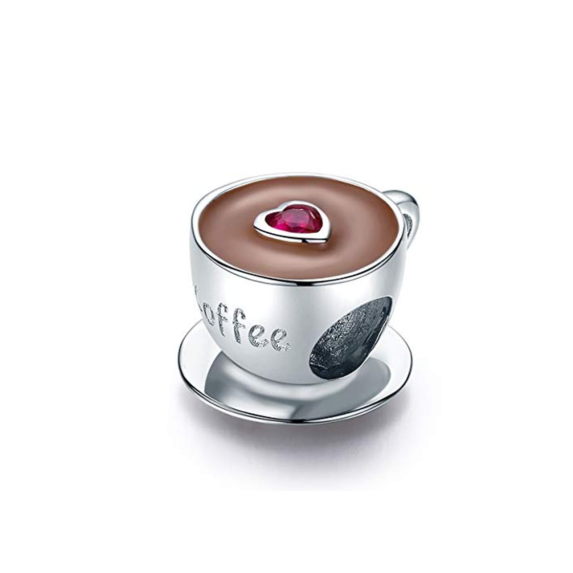 Product BAMOER Charms Café Abalorios Plata 925 Originales Charm Compatible Pandora Pulseras Regalos para Mujer Niñas Mamá