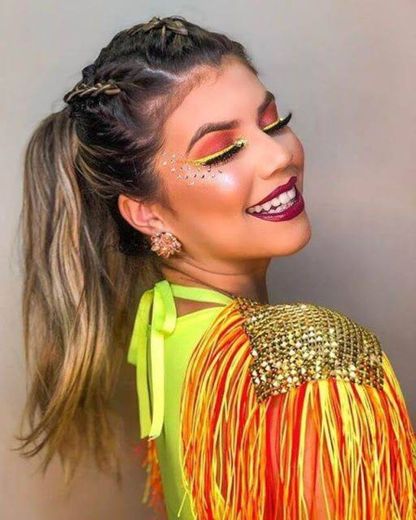 Make para usar no  carnaval 