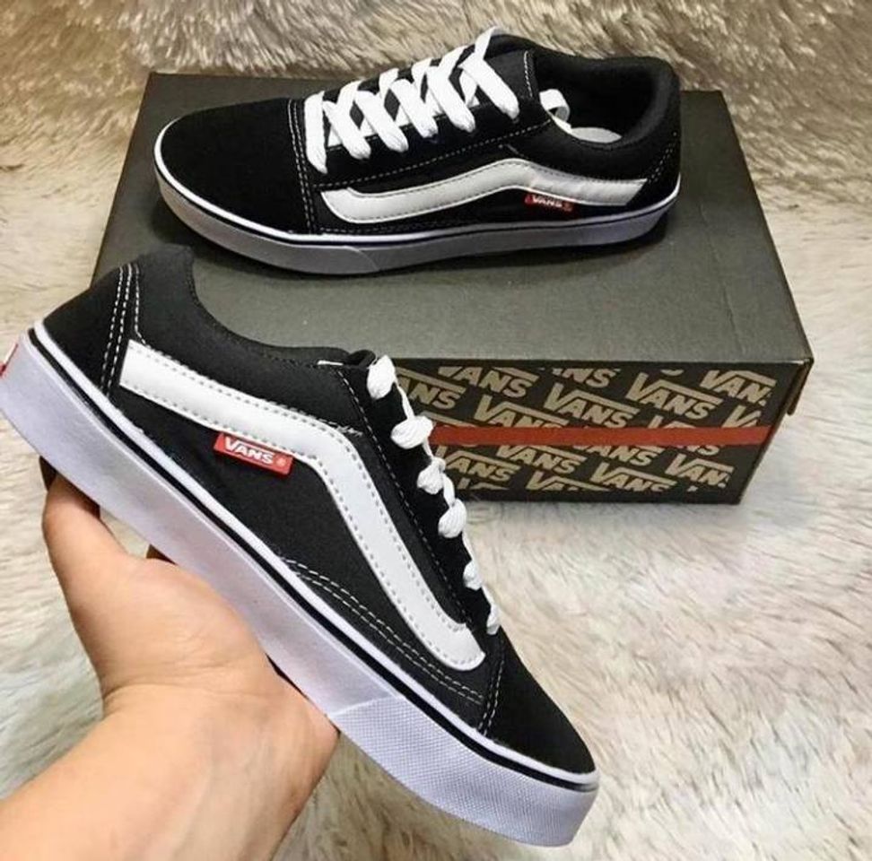 Moda Tênis vans (preto e branco)