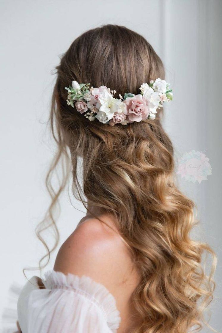 Moda Penteado flores 💐