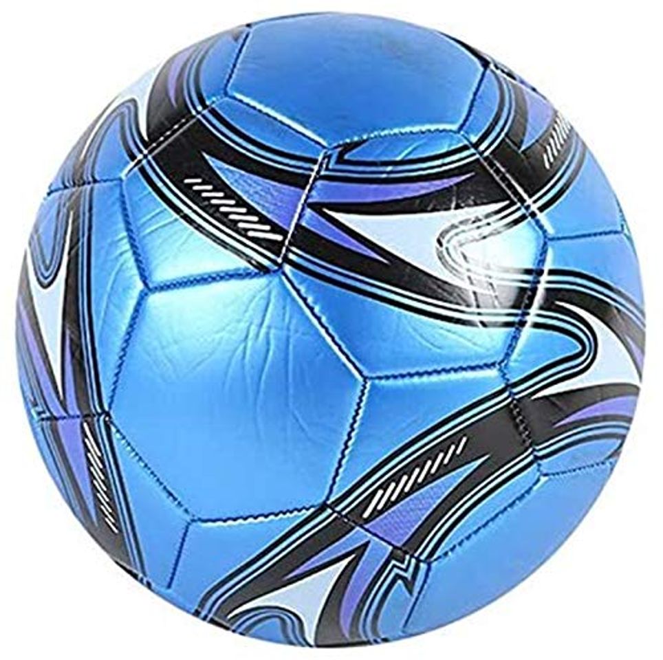 Fitness Plztou Balón de fútbol Tamaño 5 Balón de fútbol de Cuero Entrenamiento Oficial de fútbol Bola de fútbol Bolas de competición al Aire Libre Adulto Estudiante Pie Futebol