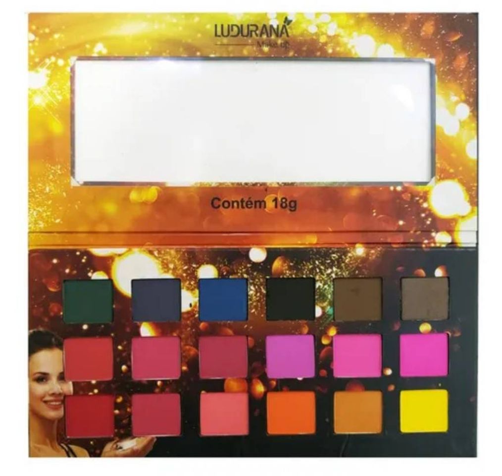 Fashion Paleta ludurana 18 cores 