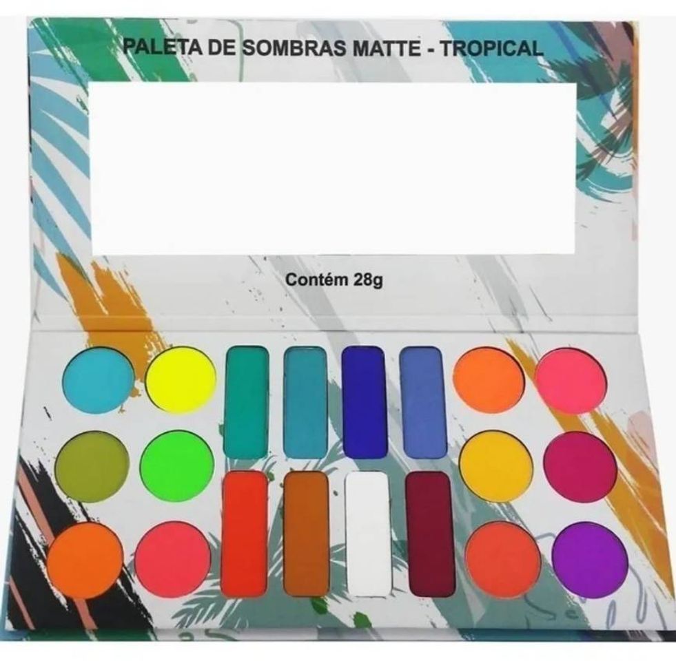 Fashion Paleta ludurana tropical 20 cores matte