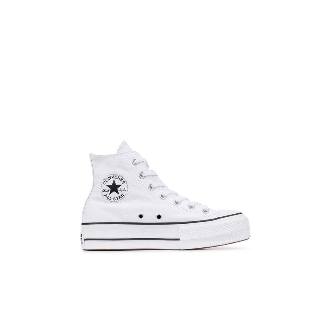 Fashion Chuck taylor all star lift canvas hi blanco Converse