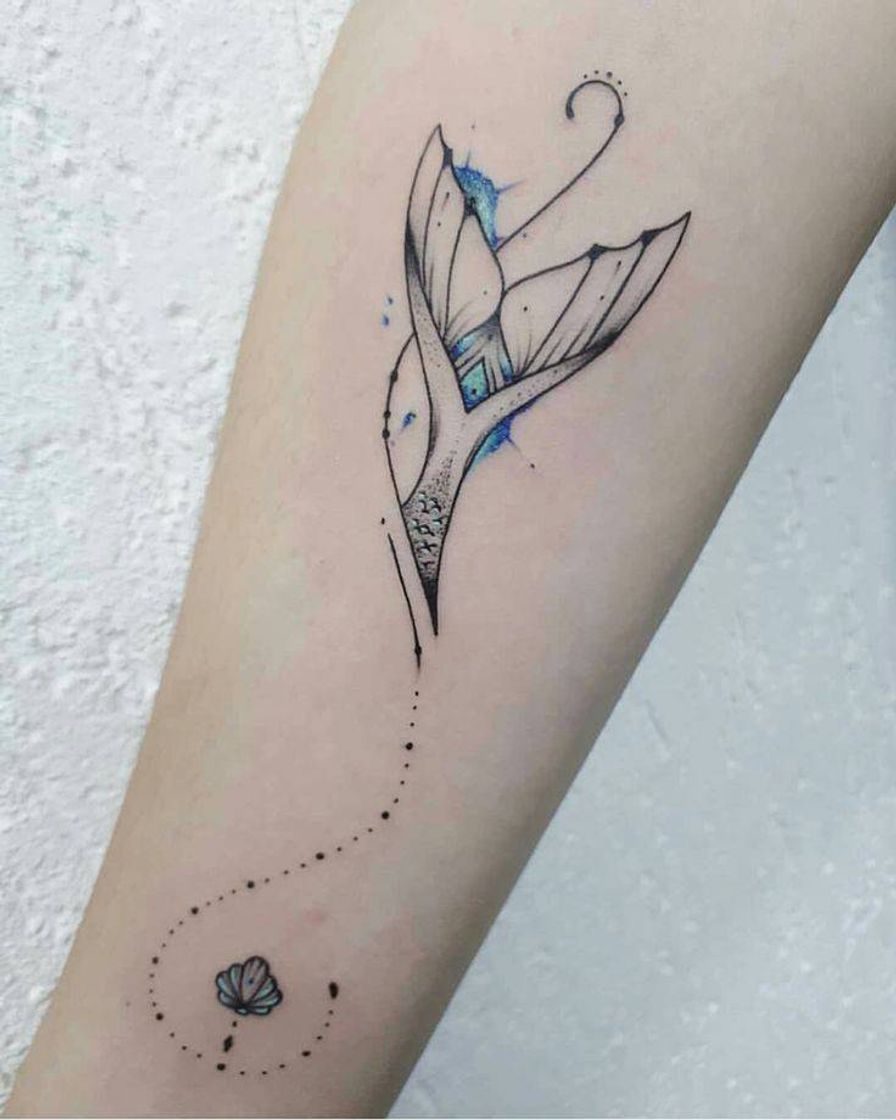 Fashion Tatuagem sereia