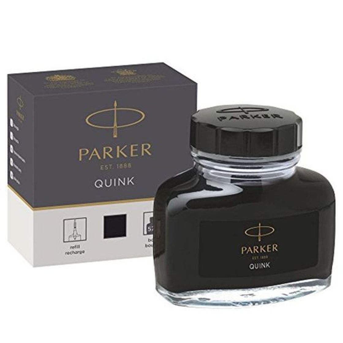 Product Parker tintero de tinta líquida Quink para plumas estilográficas