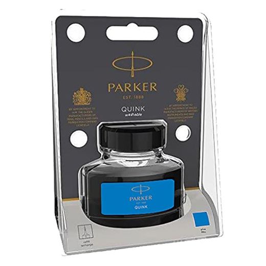 Parker tintero de tinta líquida Quink para plumas estilográficas