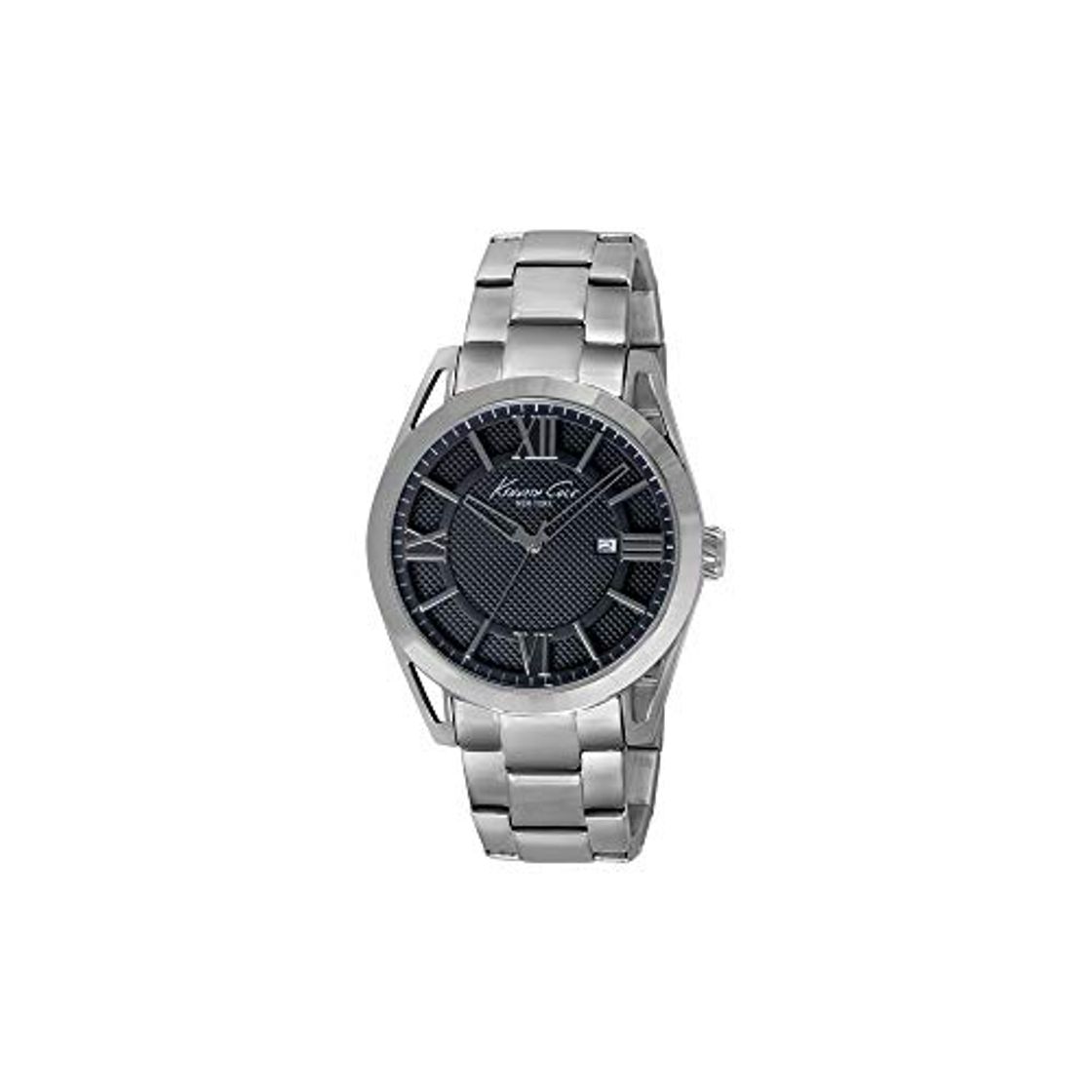 Fashion Kenneth Cole Reloj analogico para Hombre de Cuarzo con Correa en Acero Inoxidable IKC9372