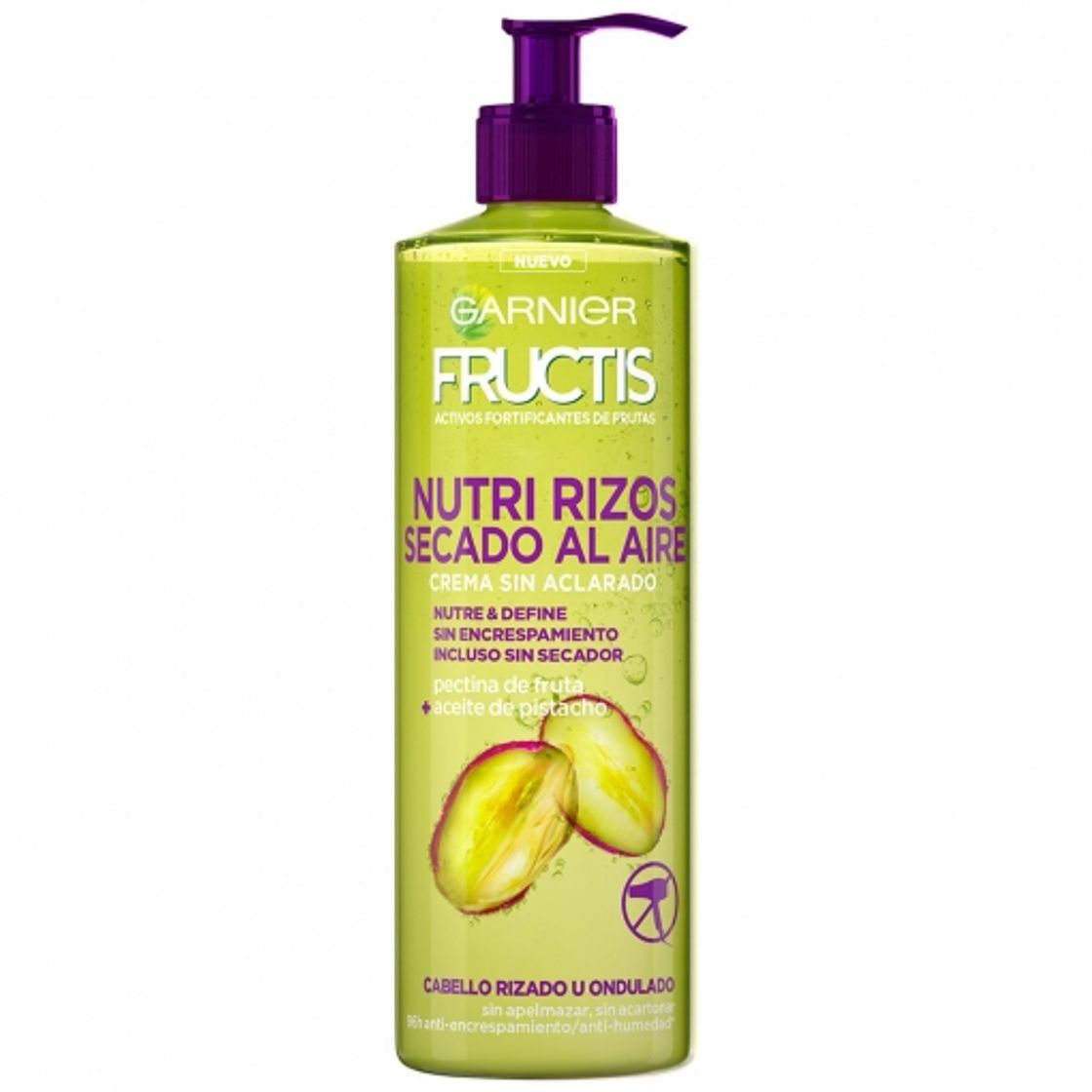 Social Fructis Nutri Rizos Crema Sin Aclarado Nutri Rizos Secado al Aire