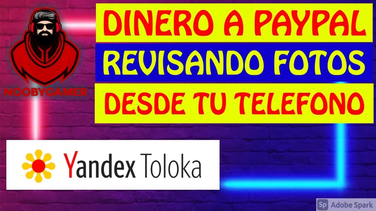 Moda YANDEX TOLOKA Gana dinero a PayPal