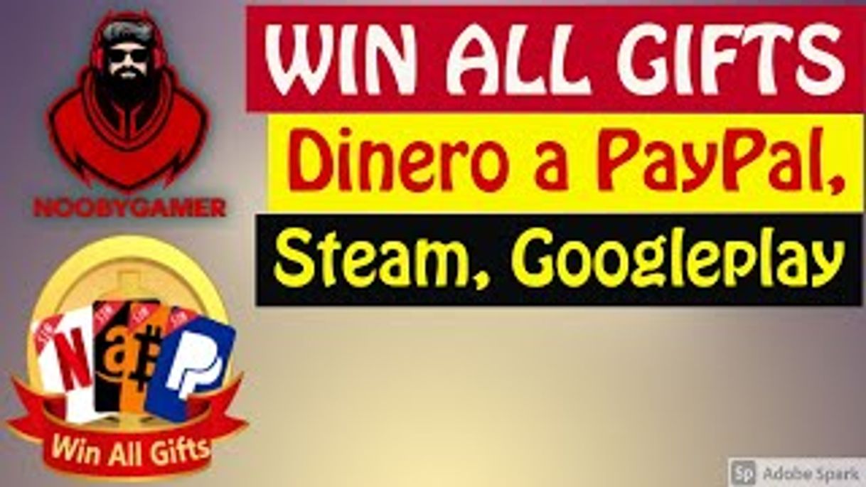 Moda WIN ALL GIFTS dinero a PayPal, Google play, Steam, etc.