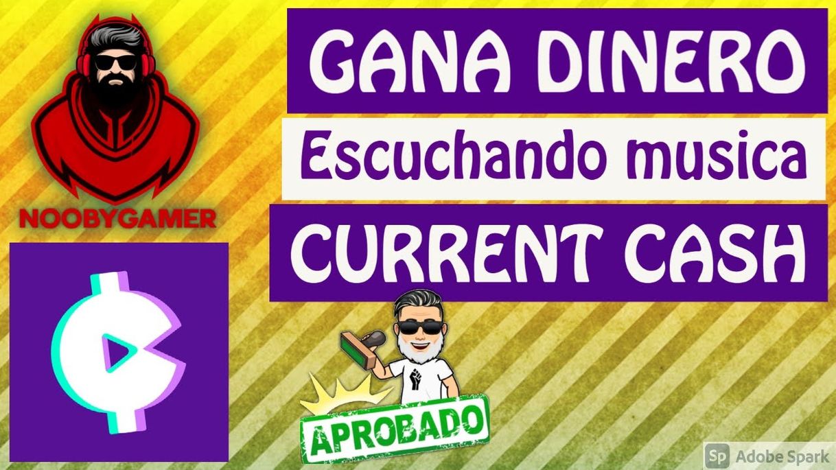 Moda App para ganar DINERO ESCUCHANDO musica CURRENT CASH