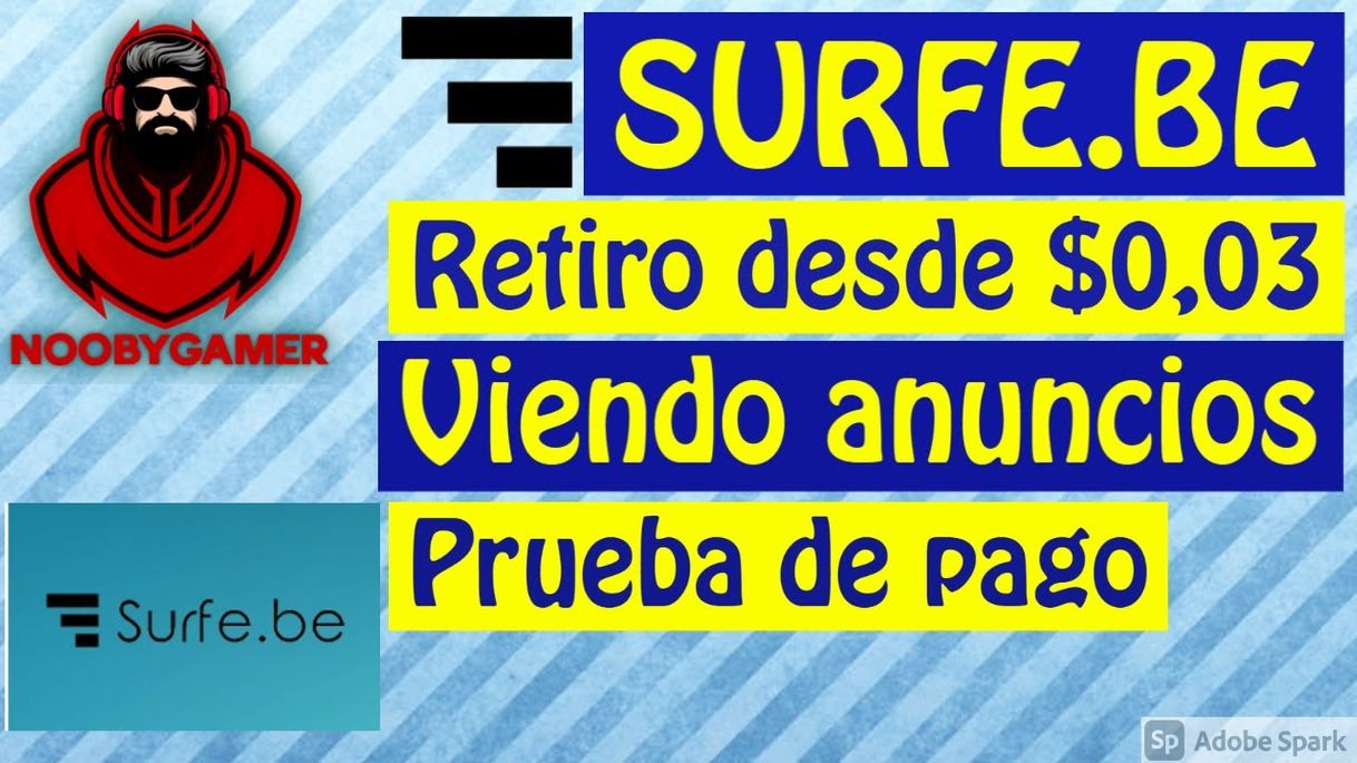 SURFE.BE gana DINERO viendo anuncios RETIRO $0,03 - YouTube