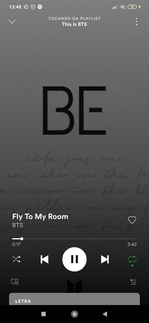 Canción Fly To My Room