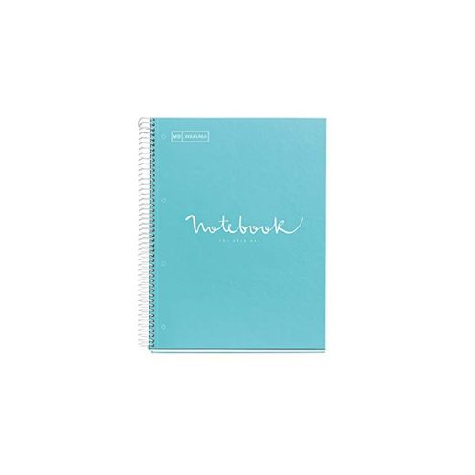 MIQUELRIUS - Cuaderno A5 Puntos Notebook - 1 franja de color, 80