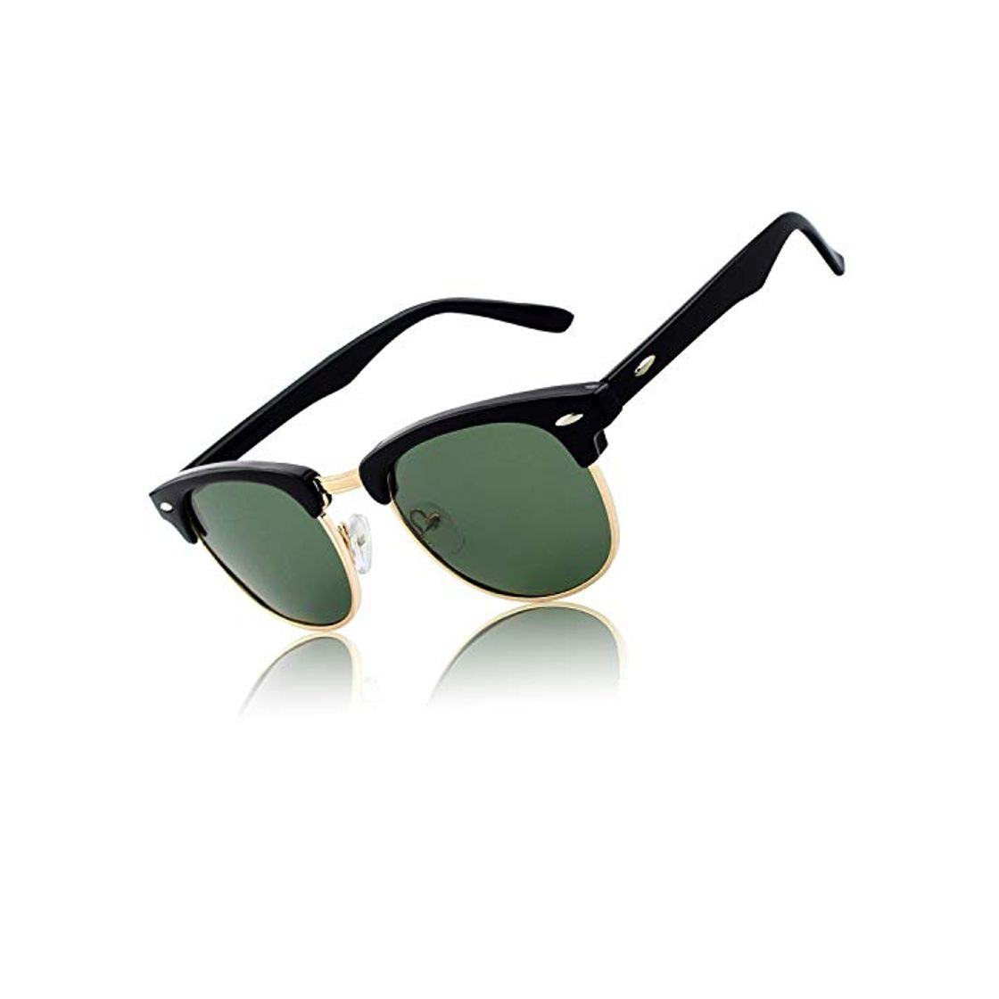 Moda CGID Gafas de sol polarizadas retro medio marco clásico para Hombre y Mujer MJ56