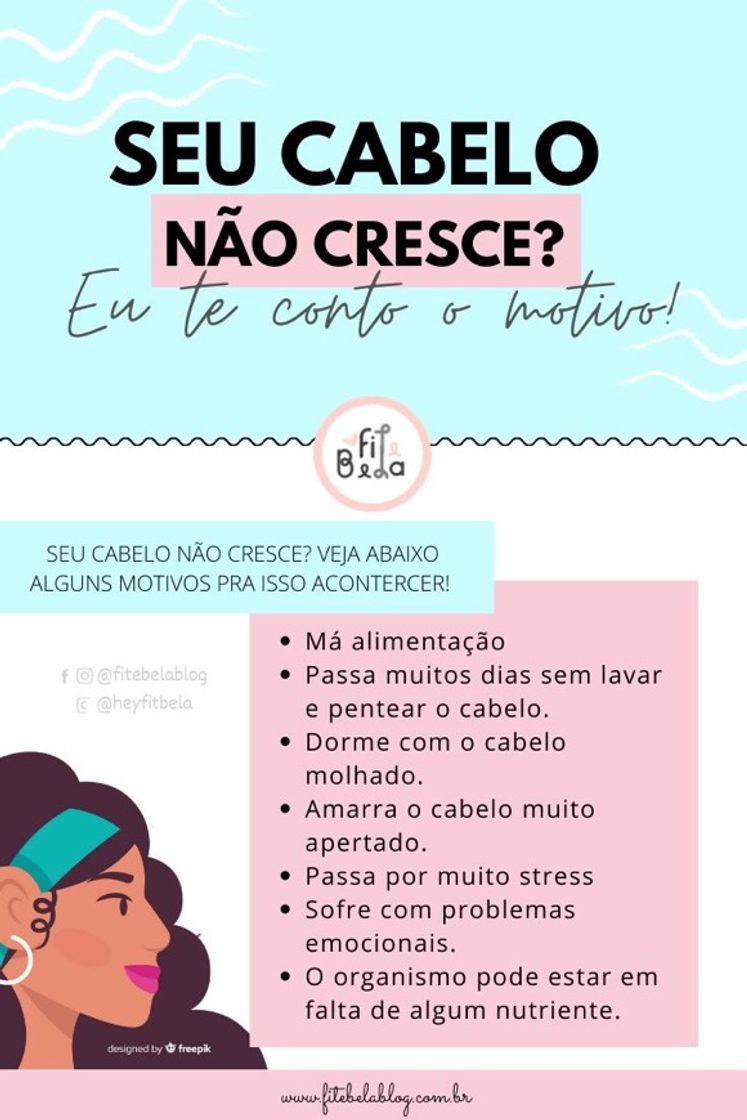 Moda Seu cabelo não cresce?