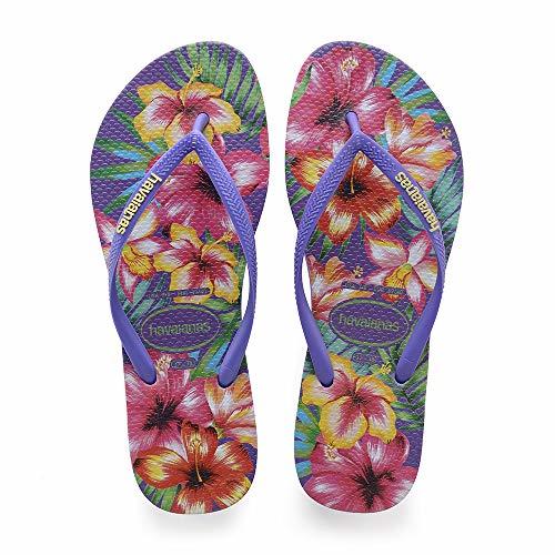 Product Havaianas Slim Hibisco, Chanclas para Mujer, Multicolor